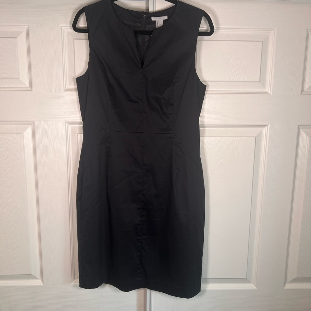 H&M Black Sleeveless Mini Dress